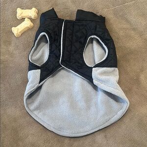 Black and Gray Dog Vest